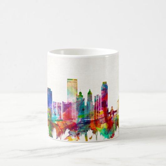 Tulsa Oklahoma Skyline Kaffeetasse (Mittel)