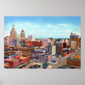 Tulsa Oklahoma Skyline Poster (Vorne)