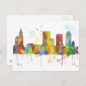 TULSA, OKLAHOMA SKYLINE POSTKARTE (Vorne/Hinten)