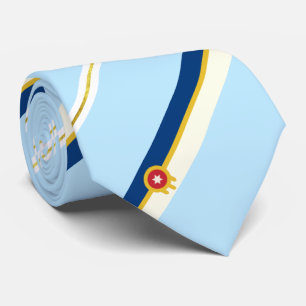 Tulsa (Oklahoma) Stadtflagge Neck Tie Krawatte