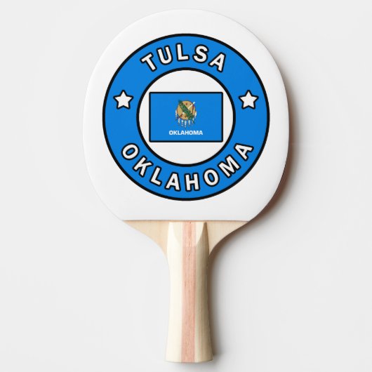 Tulsa Oklahoma Tischtennis Schläger (Vorderseite)
