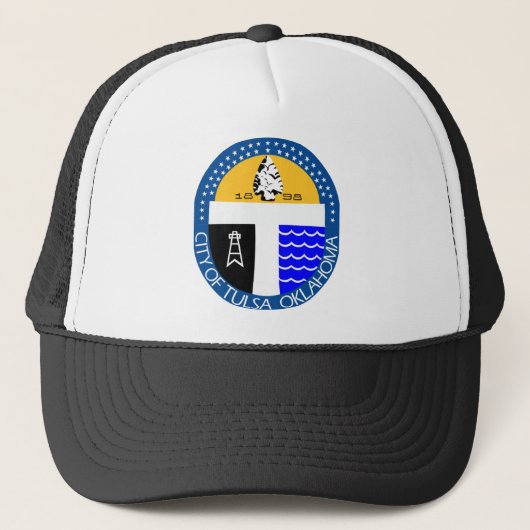 Tulsa, Oklahoma Truckerkappe (Vorderseite)
