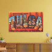 Tulsa, OklahomaGroße BriefszenenTulsa, OK Leinwanddruck (Insitu (Wohnzimmer))