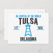 Tulsa Postkarte (Vorne/Hinten)