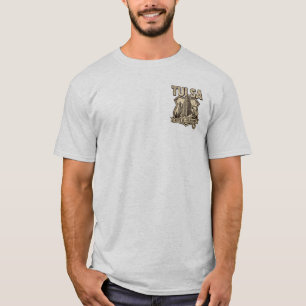 Tulsa Route 66 Oklahoma Vintage Americana Herren T T-Shirt