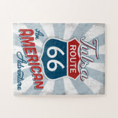 Tulsa Route 66 Vintag America Oklahoma Puzzle (Horizontal)