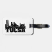 Tulsa-Skyline Gepäckanhänger (Rückseite horizontal)