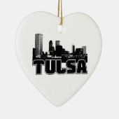 Tulsa-Skyline Keramikornament (Rechts)