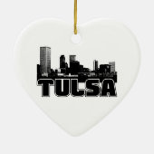 Tulsa-Skyline Keramikornament (Hinten)