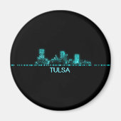 Tulsa Skyline Magnet (Vorne)