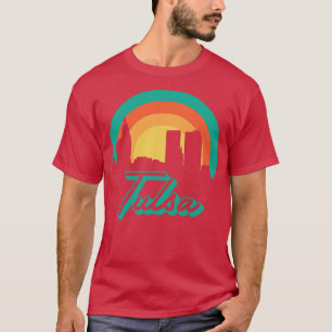 Tulsa Skyline Oklahoma Staat T-Shirt