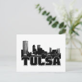 Tulsa Skyline Postkarte (Stehend Vorderseite)