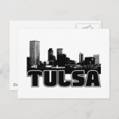 Tulsa Skyline Postkarte (Vorne/Hinten)