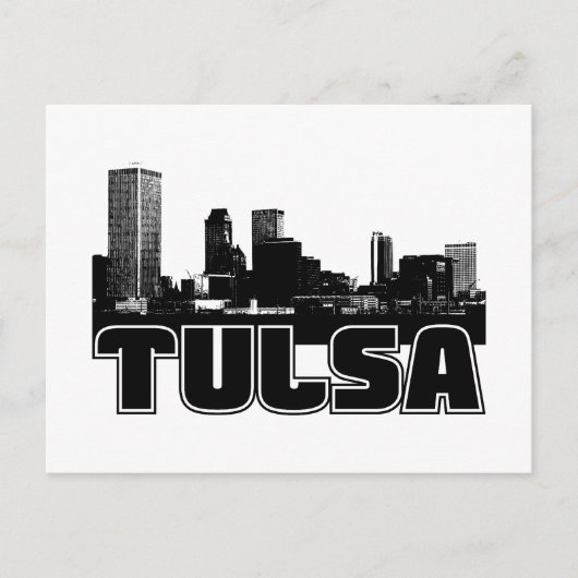 Tulsa Skyline Postkarte (Vorderseite)