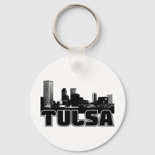 Tulsa Skyline Schlüsselanhänger