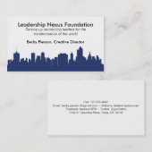 Tulsa-Skyline Visitenkarte (Vorne/Hinten)