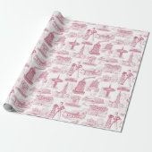 Tulsa Toile Wrapping Paper Roll Geschenkpapier (Ungerollt)