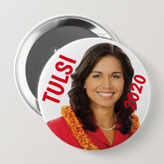 Tulsi 2020 button (Vorne & Hinten)