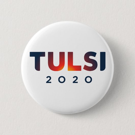 Tulsi 2020 button (Vorderseite)
