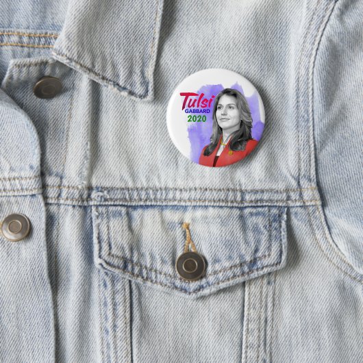 Tulsi für Präsidenten Button (Beispiel)