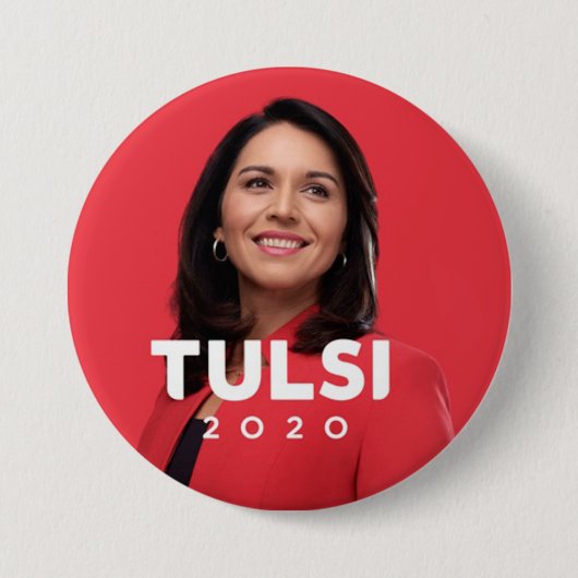 Tulsi Gabbard 2020 Button (Vorderseite)