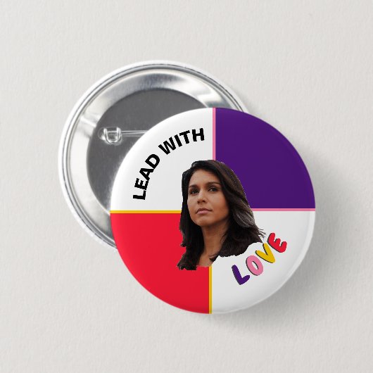 Tulsi Gabbard 2020 Button (Vorne & Hinten)