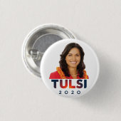 Tulsi Gabbard 2020 Button (Vorne & Hinten)