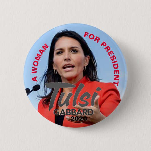 Tulsi Gabbard 2020 Button (Vorderseite)