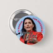 Tulsi Gabbard 2020 Button (Vorne & Hinten)