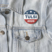 Tulsi Gabbard 2020 für Präsidenten Button (Beispiel)