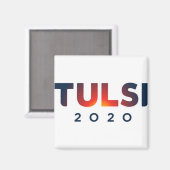 Tulsi Gabbard für den Präsidenten 2020 Magnet (Vorderseite/Rückseite)
