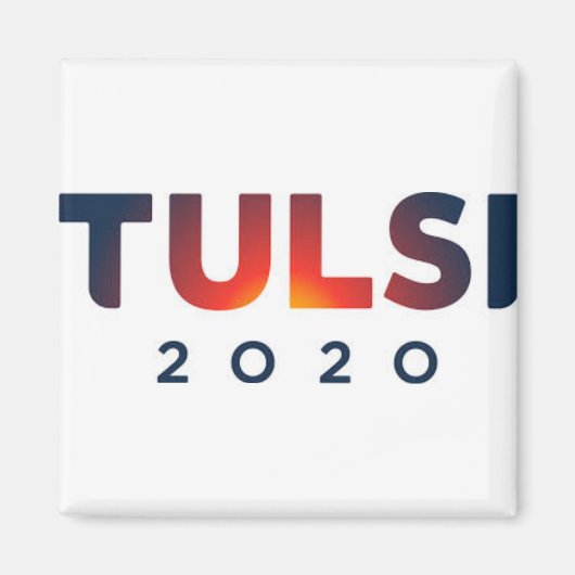 Tulsi Gabbard für den Präsidenten 2020 Magnet (Vorne)
