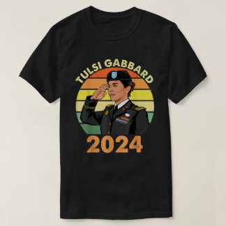 Tulsi Gabbard für den Präsidenten 2024 Patriot Dem T-Shirt