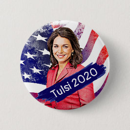 Tulsi Gabbard für die Präsidentschaftswahl 2020 Button