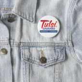 Tulsi Gabbard für Kongreß Button (Beispiel)