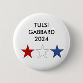 Tulsi Gabbard für Präsident 2024 Button (Vorderseite)
