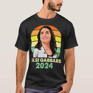 Tulsi Gabbard für Präsident 2024 Patriot Democrat T-Shirt