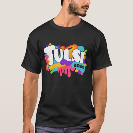 Tulsi Gabbard für Präsident 2024 Retro T-Shirt (Vorderseite)