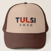 Tulsi Gabbard für Präsident Hat 2020 Truckerkappe (Vorderseite)