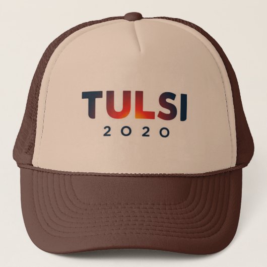 Tulsi Gabbard für Präsident Hat 2020 Truckerkappe (Vorderseite)