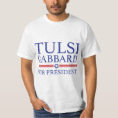 Tulsi Gabbard für Präsidenten T-Shirt (Vorderseite)