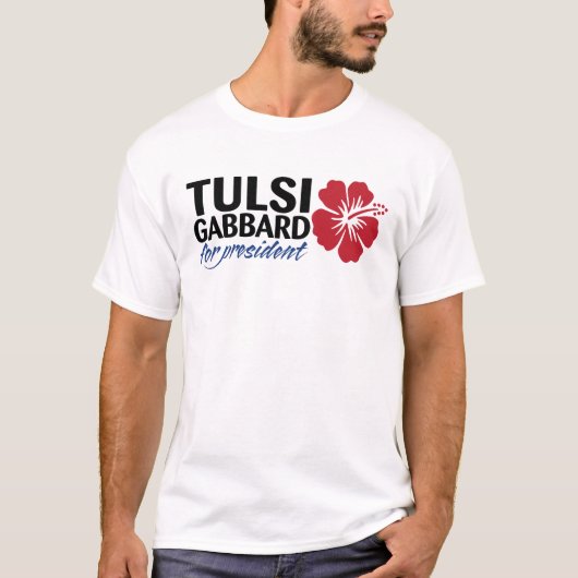 Tulsi Gabbard für Präsidenten T-Shirt (Vorderseite)