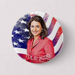 Tulsi Gabbard für Presidnet Wahl 2020 Button