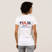 Tulsi Gabbard Wahlkampfteam T-Shirt (Schwarz voll)