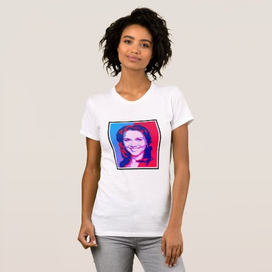 Tulsi Gabbard Wahlkampfteam T-Shirt (Vorne ganz)