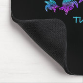 Tulum Beach Design _ Tribal Turtle Geschenk Mousepad (Ecke)