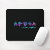 Tulum Beach Design _ Tribal Turtle Geschenk Mousepad (Mit Mouse)