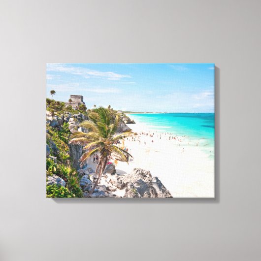 Tulum Beach Leinwanddruck (Vorderseite)