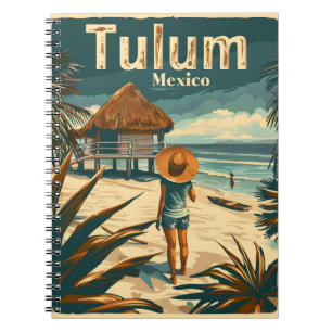 Tulum Beach Mexico Notizblock