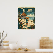 Tulum Beach Mexico Poster (Küche)